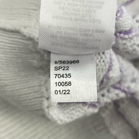 Loft Colorful Scallop Half Sleeve Dainty Feminine Rainbow Knit Sweater XL - Picture 4 of 9